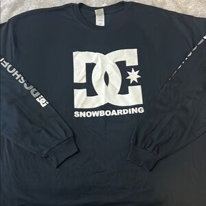 DC Navy Blue Long Sleeve Tee